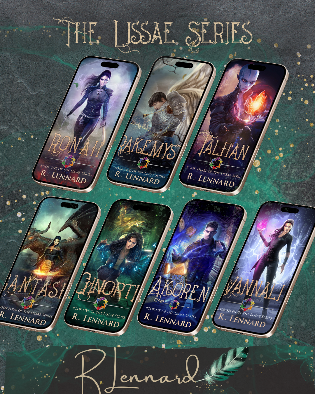 eBook #1 - #7 set - Lissae Novel Set 1 - 7